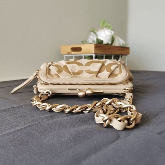 Coach Vintage Parker Op Art Shoulder Handbag No.13623 Signature C - Picture 11 of 12